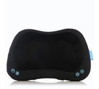 HoMedics Everybody Shiatsu Massage Pillow with Heat - Lower Back, Neck & Shoulder Deep Tissue Muscle Massager with 4 Rotating Nodes, 2 Directions, Heated Massage Cushion, Muscle Discomfort Ease