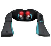 HoMedics Shiatsu Portable Neck Massager with Heat - Cordless Deep Tissue Muscle Massage Machine for Neck & Shoulder with 3 Speed Levels, 4 Massage Nodes & Touch Control Panel - Helps Ease Discomfort