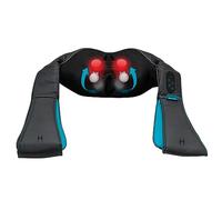 HoMedics Shiatsu Portable Neck Massager with Heat - Cordless Deep Tissue Muscle Massage Machine for Neck & Shoulder with 3 Speed Levels, 4 Massage Nodes & Touch Control Panel - Helps Ease Discomfort