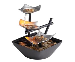 HoMedics Tabletop Fountain, 1, Black, 1 Count (Pack of 1)