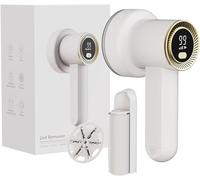 Homeeasy Fabric Shaver,Electric Rechargeable Lint Remover,Pill Remover Fabric Shaver for Clothes,Clothing Shaver Pilling and Lint Fuzz Pill on Clothes (White)