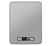 HomeFashion Large 23x17cm 10kg 1g Digital Kitchen Scales Food Scale Stainless Steel Surface With Backlit LCD Display Multifunction for Home Office Use