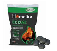 Homefire Ecoal Smokeless Coal Bag - 20kg High Performance Easy to Light Cleaner & Greener Coal for Open Fires and Multi-Fuel Stoves