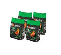 Homefire Instant Light Smokeless Ecoal Bag, for Open Fires and Multi-fuel Stoves, 3 kg (Pack of 4)