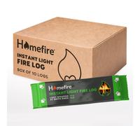 Homefire Natural Instant Light Fire Logs, for Open