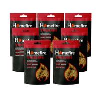 Homefire Natural Odourless Wood Wool Firelighters for Wood Burners, Open Fires, Multi-fuel Stoves and Pizza Ovens (Pack of 7)