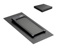 HomeFitnessCode Exercise Mat for Treadmill, Upgrade Thickness 6mm Non-Slip Texture 100% PVC Foam for Yoga, Treadmills, Bikes, Rowers and Cross Trainers