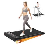 HomeFitnessCode Walking Pad Treadmill, Treadmills for Home, 2.5HP Portable Electric Under Desk Treadmill with LED Display & Remote, Adjustable Speed, No Assembly (Black Classic)
