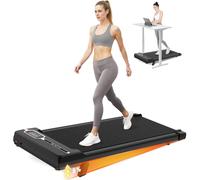 HomeFitnessCode Walking Pad Treadmill, Treadmills for Home, 2.5HP Portable Electric Under Desk Treadmill with LED Display & Remote, Adjustable Speed,
