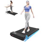 HomeFitnessCode Walking Pad Treadmill with 7% Incline, 8KM/H Under Desk Portable Treadmills for Home, Compact & Small, Ultra Quiet with LED Display, Remote Control with 130KG Capacity