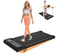 HomeFitnessCode Walking Pad Treadmill with Incline, 8km/h Under Desk Portable Treadmills for Home, Compact & Small, Ultra Quiet with LED Display, Remote Control