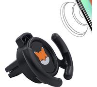 HOMEFOX Car Vent Mount Holder - Compatible with Popsocket - Car Mount Made for Pop Socket Grips Collapsible Phone Holder for Pop Mount with Secure AC Vent Clip Horizontal Air Vent ONLY (Black)
