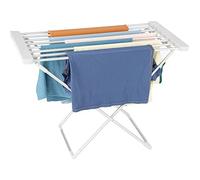 Homefront 130W Electric Heated Clothes Airer - Lightweight Folding Indoor Dryer Rack with 8 Aluminium Heated Bars, Compact & Energy-Efficient Laundry Dryer, 6.5m Drying Space