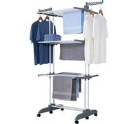 Homefront Clothes Airer Dryer - Lightweight & Foldable in Silver Homefront Silver