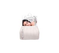 Electric Blanket Heated Mattress Cover with Elasticated Skirt - White / Single
