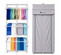 Homefront Electric Clothes Airer Dryer Heated Indoor Horse Foldable Rack 3 Tier
