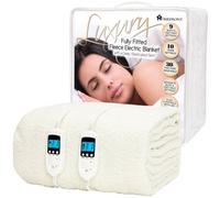 Homefront King Size Luxury Fleece Electric Blanket With Digital Control, 9 Heat Settings And Timer Setting