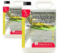 Homefront Multipurpose Deodoriser & Sanitiser - Removes Germs & Odours on Carpets, Hard Floors, Artificial Grass & More - Breaks Down Urine Salts (10 Litres)
