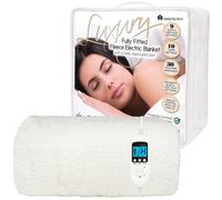 Homefront Single Luxury Fleece Electric Blanket With Digital Control, 9 Heat Settings And Timer Setting