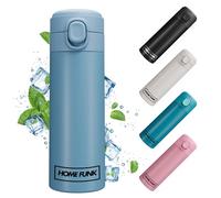 HOMEFUNK Flask for Hot Drink Hot Water Flask Insulated Thermal Mug Stainless Steel Leakproof Thermal Water Bottle (Cool Blue)