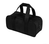 Homefurnishmall Tool Bag, Large Capacity Handbag, Tool Storage Bag, with Hand Strap, Thickened Bottom Multi-Functional Work Bag, for Storage Wrenches Pliers Tools(Black)