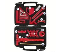 Homefurnishmall Woodworking Marking Kit Aluminium Alloy Scribe Gauge Set with Case for Parallel Layout Cutting 290mm(10pcs)