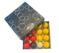 Homegames Red and Yellow 2 Inch Economy Pool Ball Set