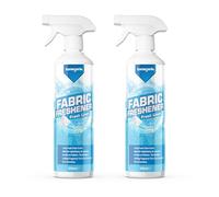 HomeGenie - Fabric Freshener Spray - Fresh Linen Scent - 2 x 500ml Multi-Pack - Scent Booster for Upholstery, Bedding & Laundry - Long-Lasting Fabric Mist in Recyclable Bottles