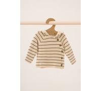 Homegrown Boy's Organic Double Knit Wrap Hooded Cardigan in Light Green | Size: 6-12 m Homegrown Light Green 6-12 m