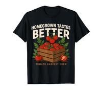 Homegrown Tastes Better Tomato Harvest Crew Garden T-Shirt