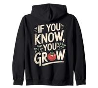 Homegrown Tomato Gardener Plant Growing Vegetable Zip Hoodie
