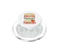 Homegrown Tomato Gardener Vegetable Funny Gardening PopSockets PopGrip for MagSafe