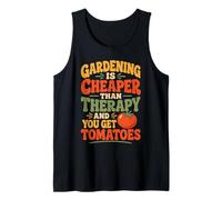 Homegrown Tomato Gardener Vegetable Funny Gardening Tank Top