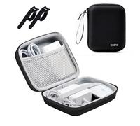 HOMEGYMFREE Charger Case for MacBook, Small Charger Organizer, Portable Pouch Travel Storage for Laptop Accessories, Waterproof for Magic Mouse, Power Bank,Charging Cords (Black)…