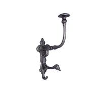 HomeHarmony® Antique Style Cast Iron Wall Mounted Coat Hooks Serpent Gargoyle Design (1876)