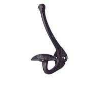 HomeHarmony® Antique Style Cast Iron Wall Mounted Double Coat Hooks available in 5 Designs (1807)