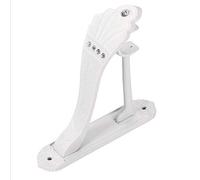 HomeHarmony® Luxurious Decorative Bespoke Curtain Pole Bracket Pair for 25-28mm Poles Available in 4 Designs and 3 Colours (White, BR022)