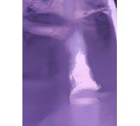 HomeHarmony® Mirrored Shiny Faux Leather Fabric for Arts Crafts and Bows Sold by The Meter (Lilac)