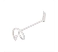 HomeHarmony® Pair of Metal Curtain Swag Valance Holder Hook Holdback (White)