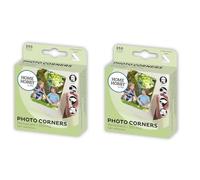 HomeHobby by 3L, Photo Corners, Clear 10mm Pack of 2 (500 Photo Corners Total)