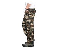 Homeilteds Man Military Army Uniform Camouflage Combat Tactical Trousers Outdoor Training Work Wear Adult Special Forces Training Pants Waistcoat (Color : Khaki, Size : 29)