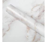 Homein Marble Sticky Back Plastic Roll Self Adhesive Paper 30x200cm, Waterproof Vinyl Matte Granite Contant Paper for Worktop Covering Kitchen Furniture