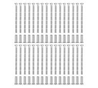 HOMEJOY 36 Pcs M4 Door Handle Screws Handle Fixing Screws and Sleeves Male to Female Connecting Bolts Adjustable Length Screw for Roses Knobs Door Handles Escutcheons