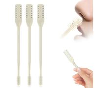 HomeJoySet 2025 New 2 - In - 1 Nasal Hair Cutter - 360° Rotating, Manual With Ear Digger (Dark Green, 3Pcs) (Cream,3Pcs)