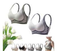HomeJoySet Super Gather Lifting Bra, Anti-Sagging - Powerful Push-up Seamless for Daily & Night Out(2pcs-d,M)