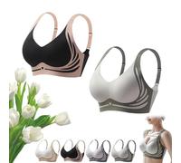 HomeJoySet Super Gather Lifting Bra, Anti-Sagging - Powerful Push-up Seamless for Daily & Night Out(2pcs-a,XXL)
