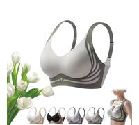 HomeJoySet Super Gather Lifting Bra, Anti-Sagging - Powerful Push-up Seamless for Daily & Night Out(Green,L)