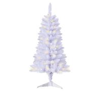 HomeKaren Pre-Lit Artificial Christmas Tree 120cm, Battery Operated Desktop Xmas Tree with 70 LED 210 Branch Tips Mini Christmas Tree Decoration Indoor Outdoor