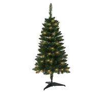 HomeKaren Pre-Lit Artificial Christmas Tree 120cm, Battery Operated Desktop Xmas Tree with 70 LED 210 Branch Tips Mini Christmas Tree Decoration Indoor Outdoor