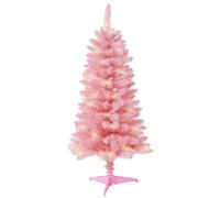 HomeKaren Pre-Lit Artificial Christmas Tree 120cm, Battery Operated Desktop Xmas Tree with 70 LED 210 Branch Tips Mini Christmas Tree Decoration Indoor Outdoor
